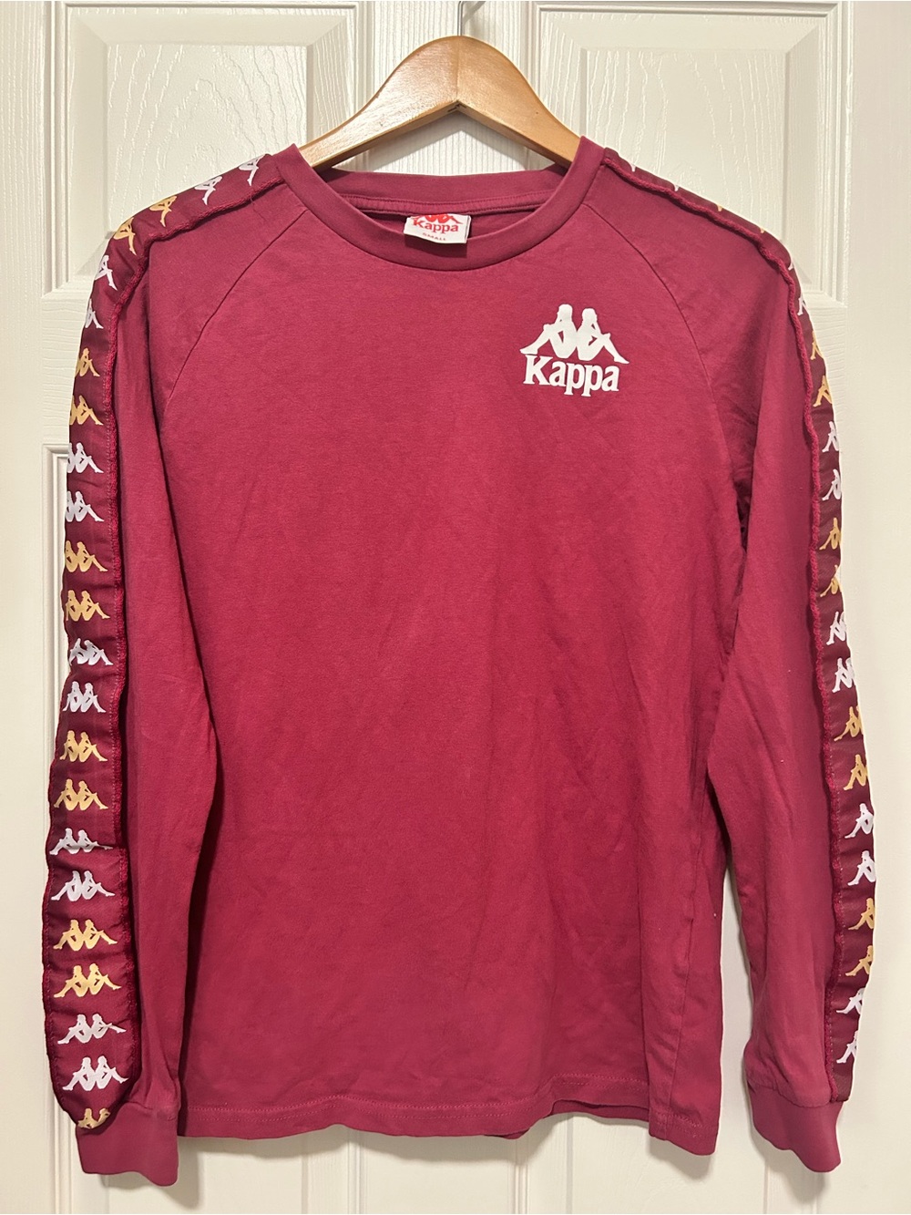 Kappa long sleeve crewneck T shirt unisex size small